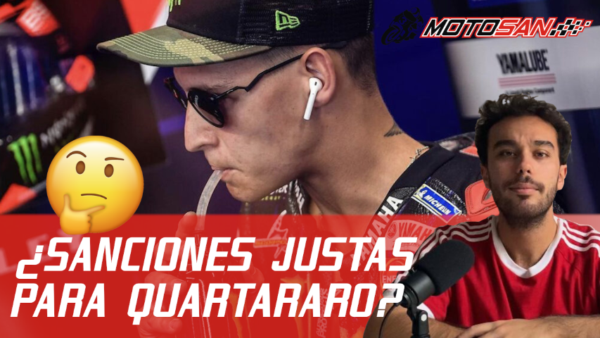 YOUTUBE I MotoGP News: Are the sanctions against Quartararo fair?