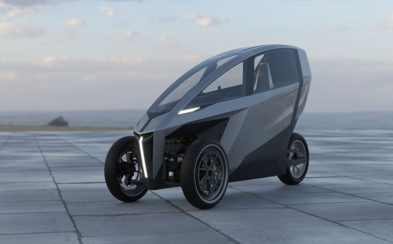 Ako Trike: El triciclo eléctrico basculante con 300 km de autonomía