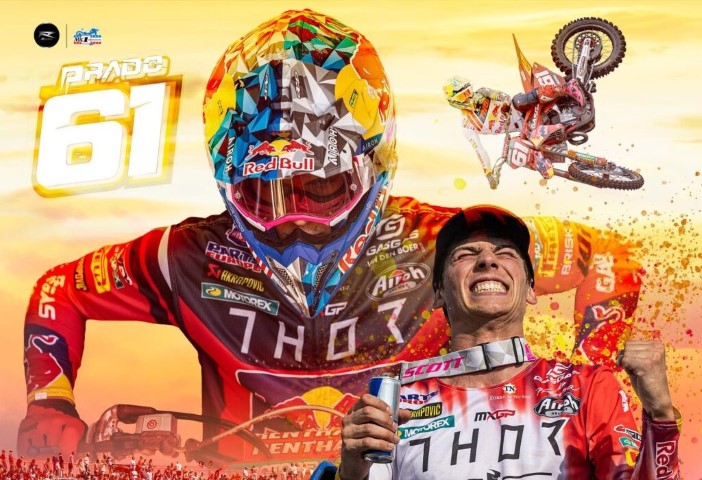 Jorge Prado é o novo campeão de MXGP! Vitória na primeira manga e